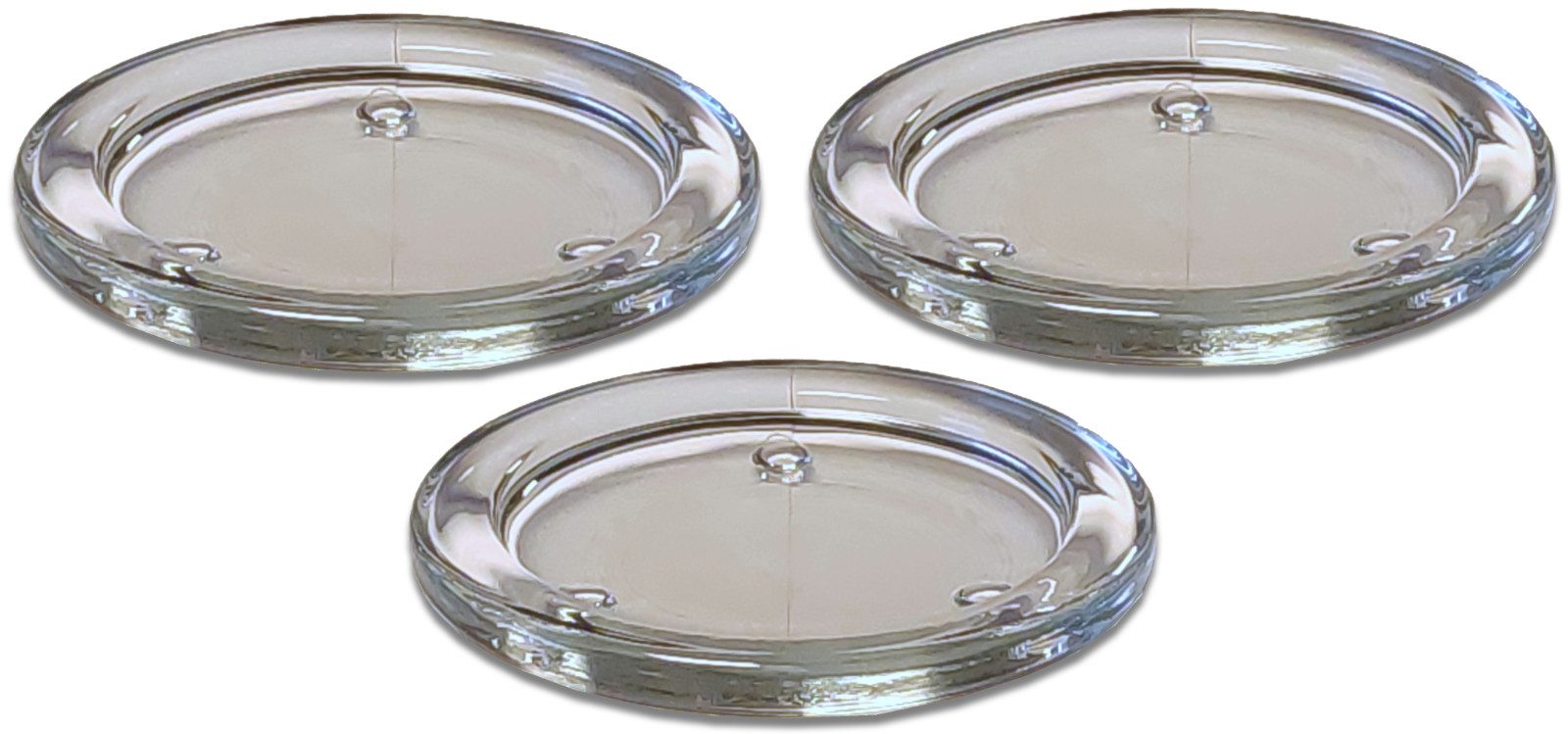 Koopman Kerzenhalter Transparent (2er-Set, 3 St), günstig online kaufen