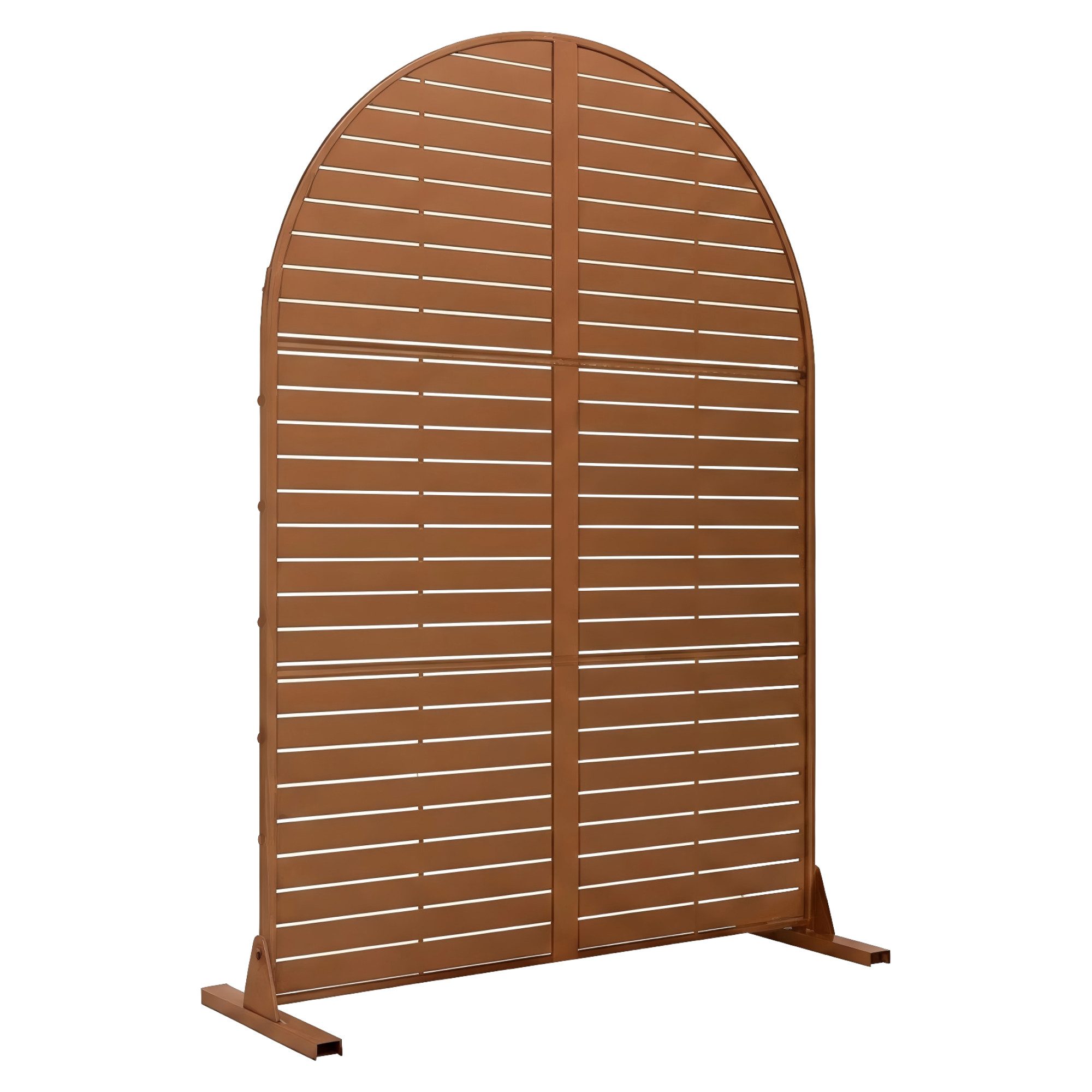 casa.pro Stellwand, »Nodepp« Rundbogenform 180 x 90 cm indoor outdoor Stahl Braun