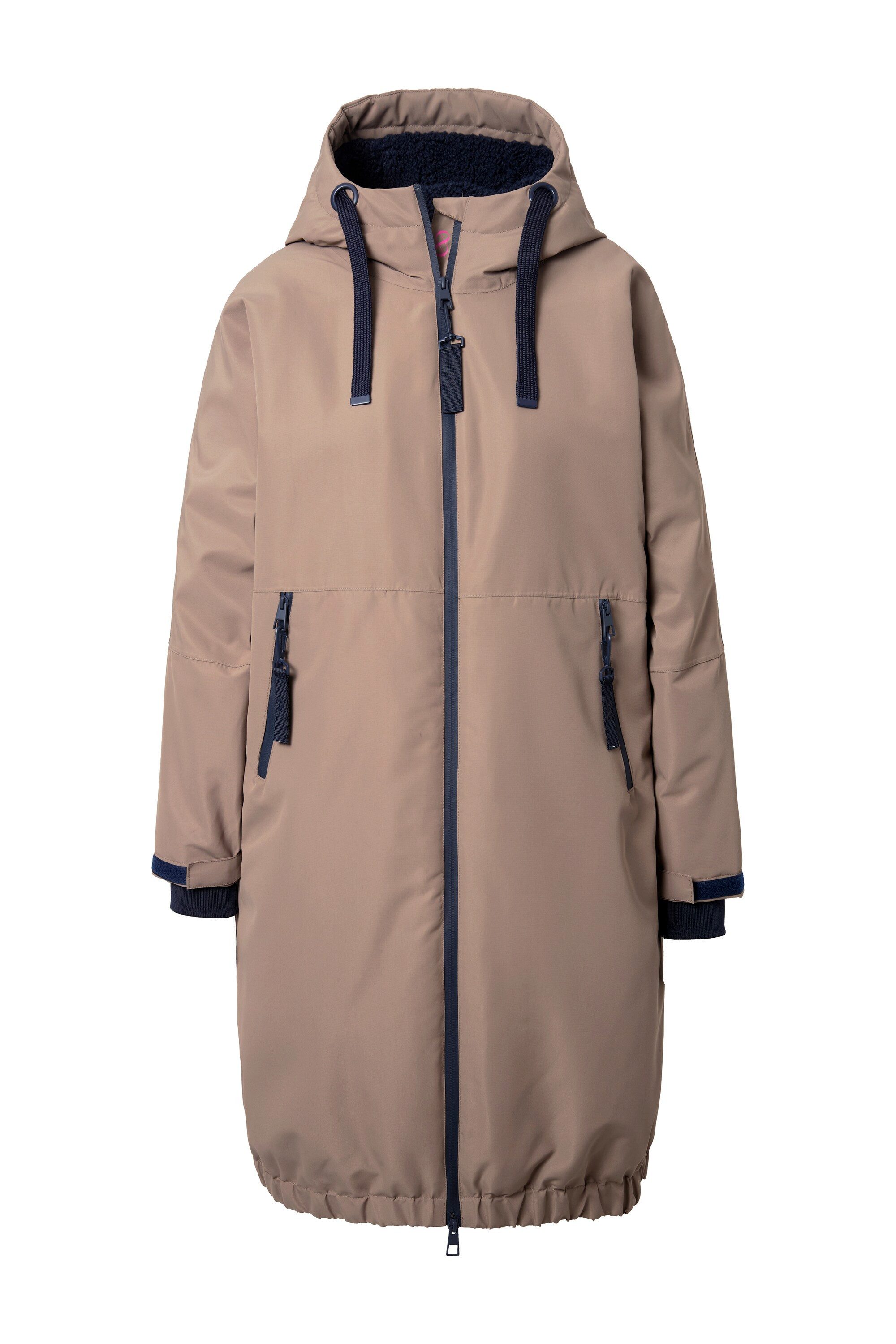 Laurasøn Wintermantel Funktionsmantel oversized Teddyfutter Kapuze günstig online kaufen