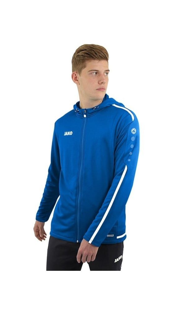 Jako Trainingsjacke Kapuzenjacke Striker 2.0 blau/weiss Herren