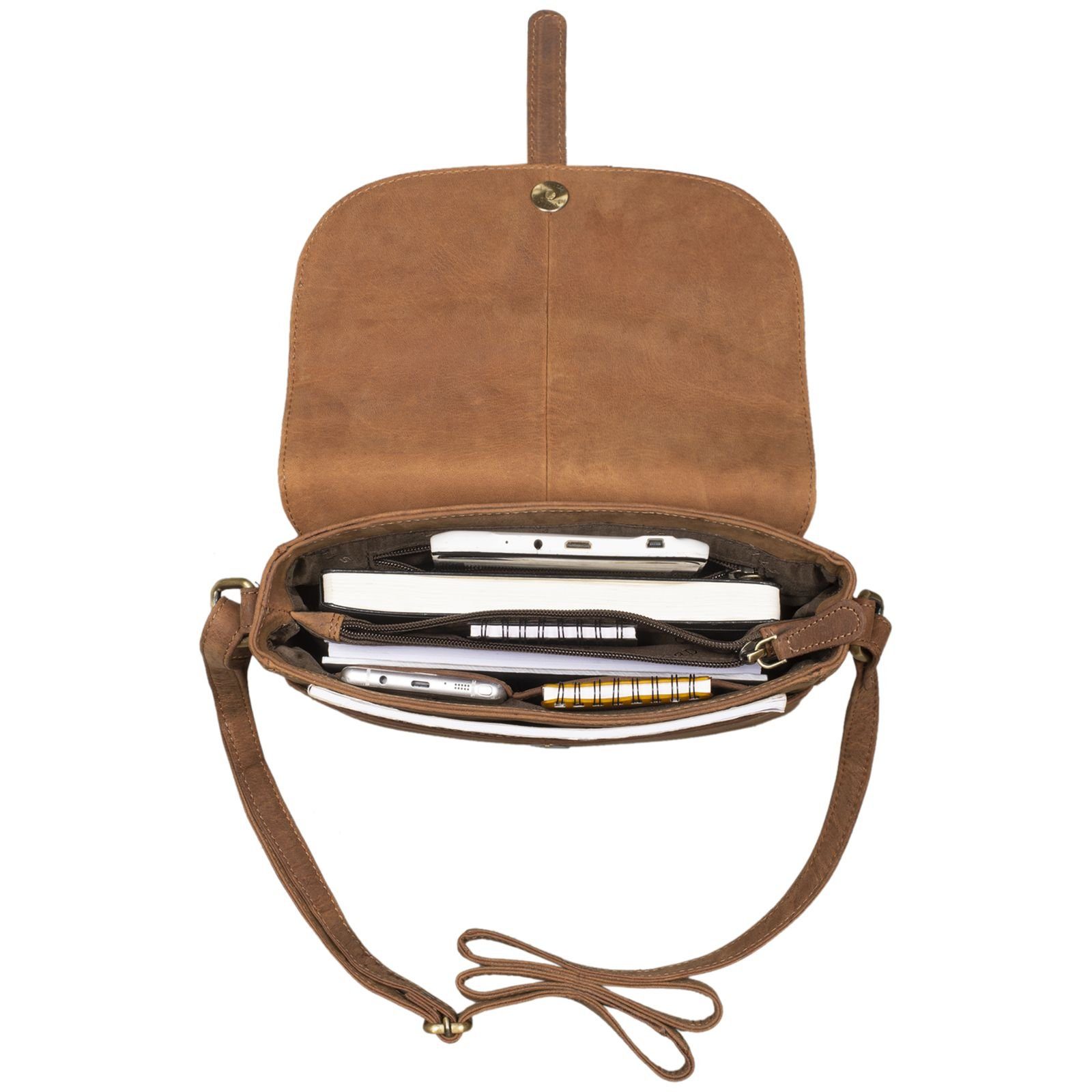 STILORD Handtasche "Kira" Umhängetasche Frauen Leder Vintage Handtasche Abendtasche