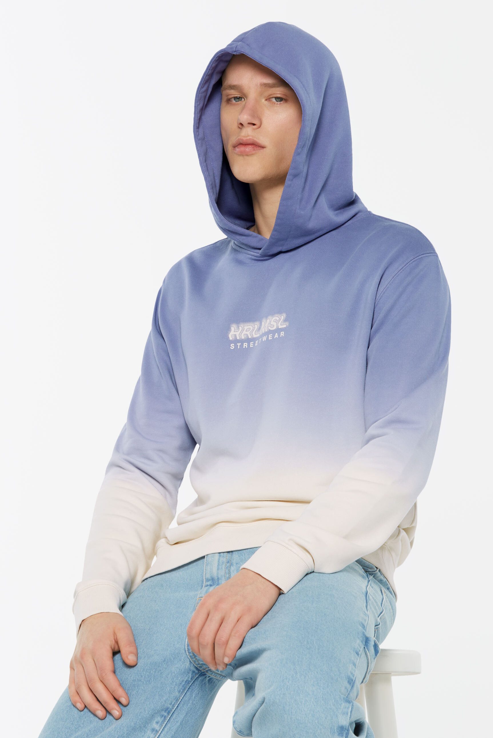 Harlem Soul Kapuzensweatshirt mit Farbverlauf