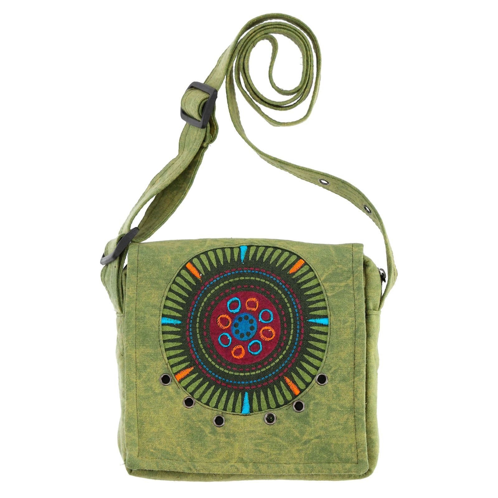 KUNST UND MAGIE Schultertasche Schultertasche Hippie Handtasche Tasche+Schulterriemen Damen Herren