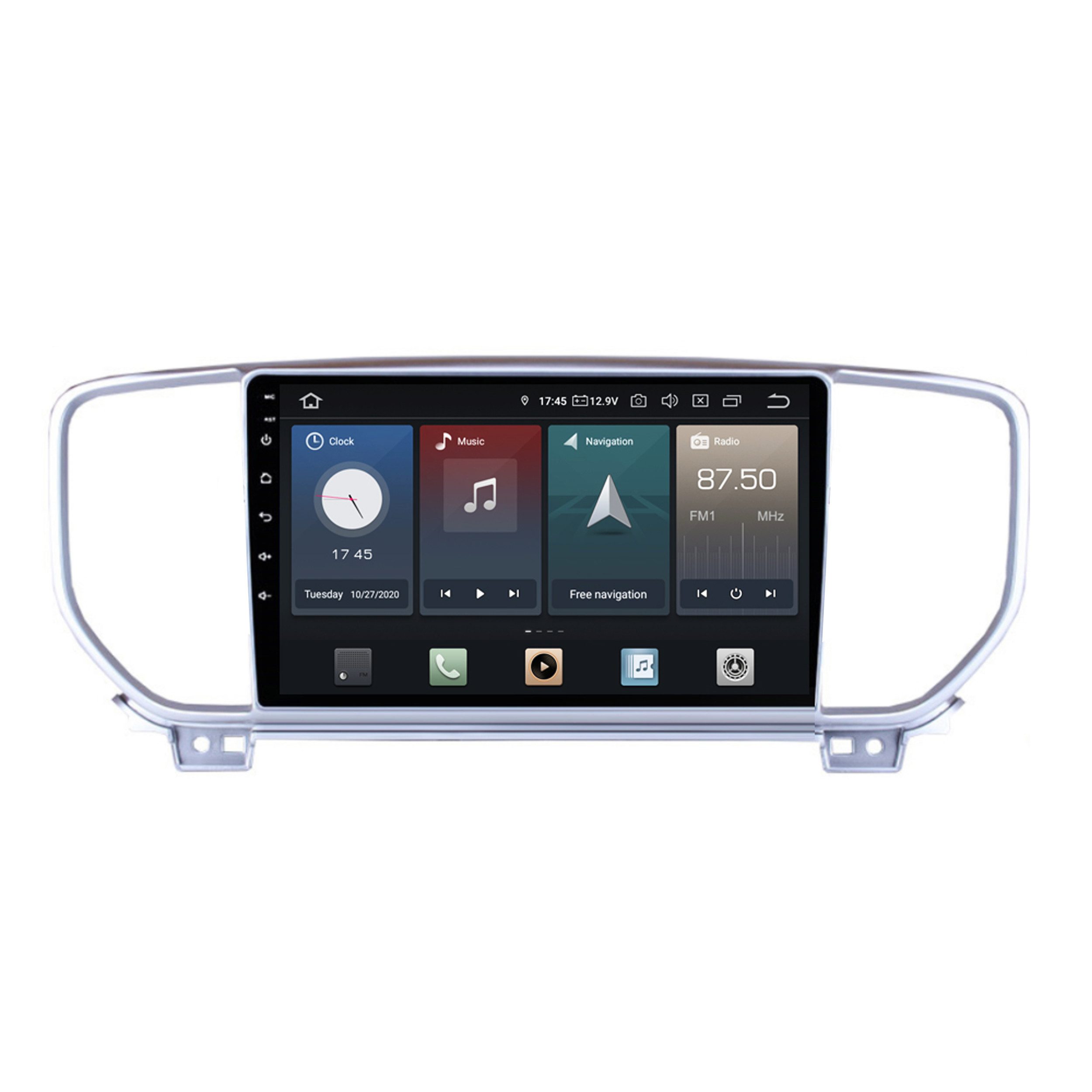 TAFFIO Für Kia Sportage QL 9"Touchscreen Android Autoradio GPS Navi CarPlay Einbau-Navigationsgerät