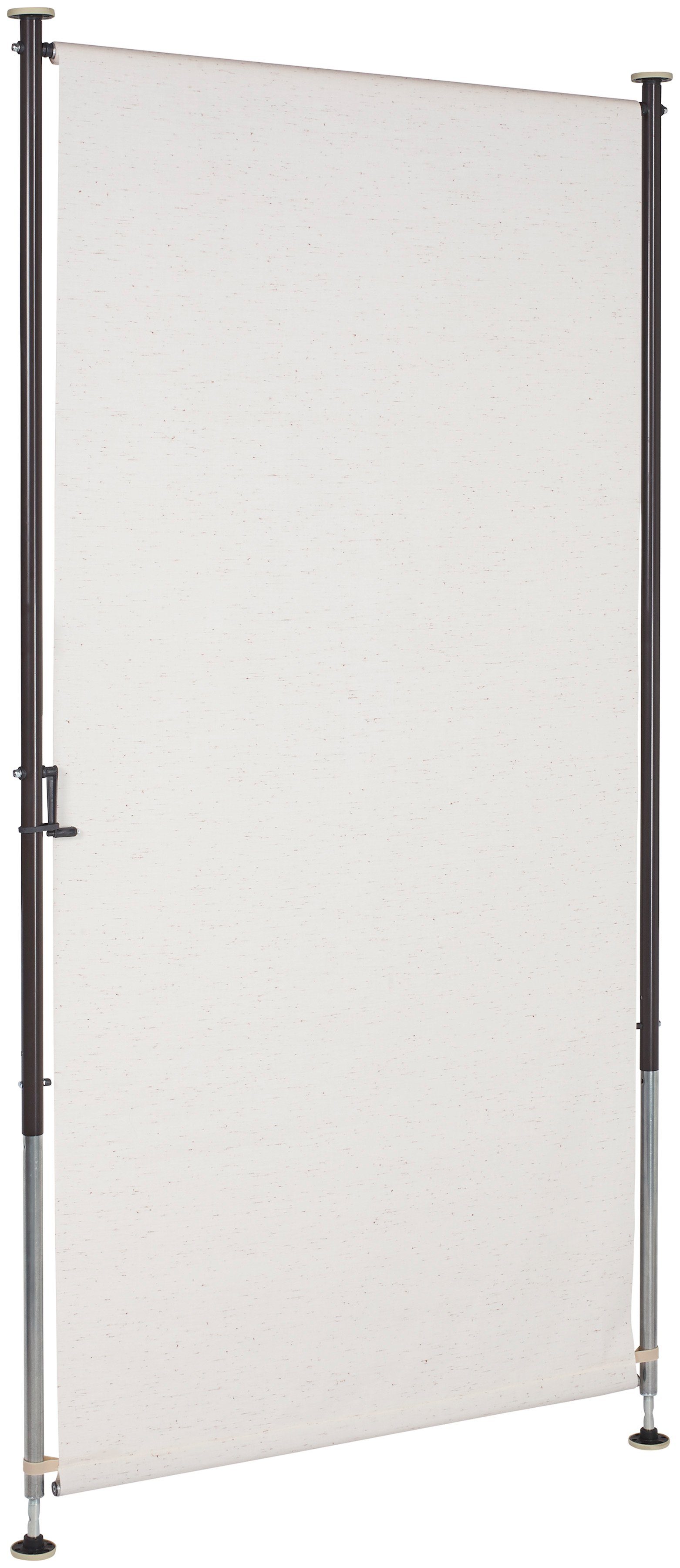 Angerer Freizeitmöbel Klemm-Senkrechtmarkise beige, BxH: 120x275 cm