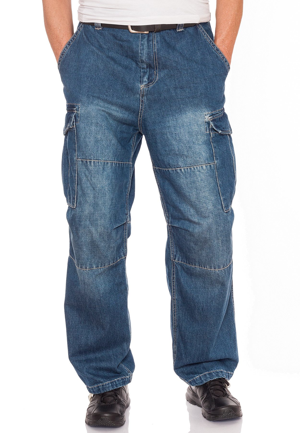 Jet Lag Cargojeans mit weit geschnittenem günstig online kaufen
