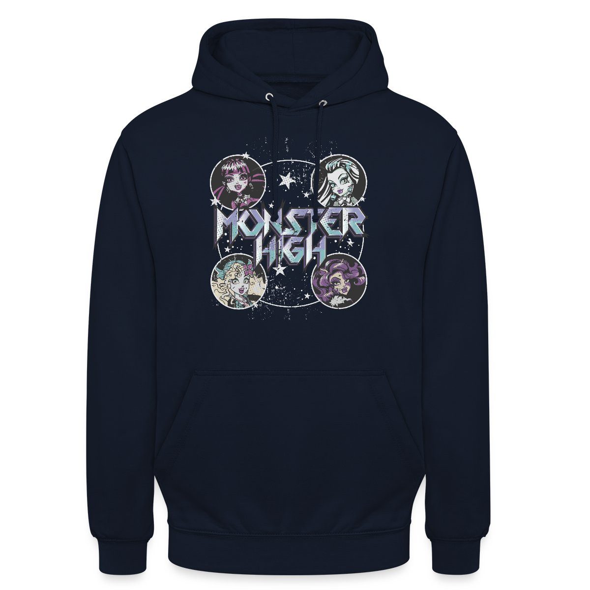 Spreadshirt Hoodie Monster High™ Draculaura, Frankie Stein & Freunde Unisex Hoodie (1-tlg)