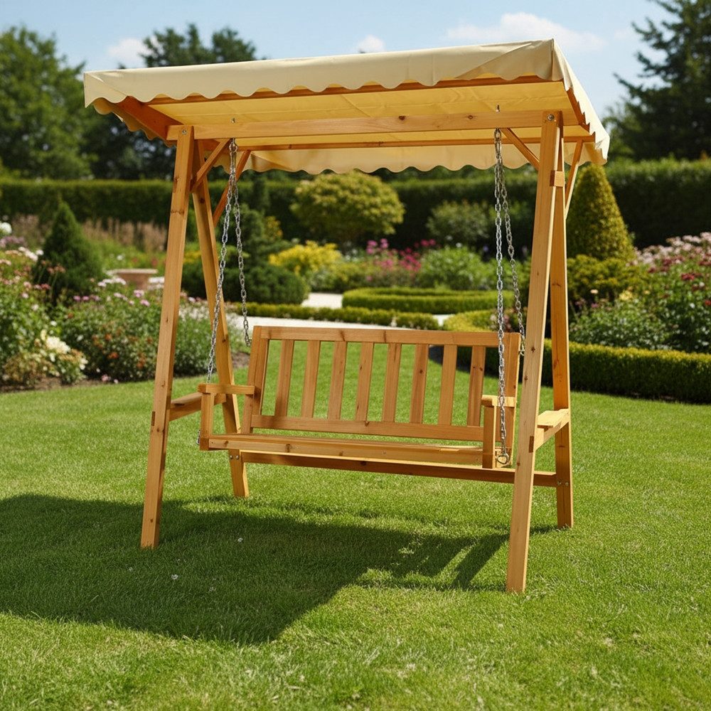 Melko Hollywoodschaukel Gartenschaukel Hollywoodschaukel Hängeschaukel Holz günstig online kaufen