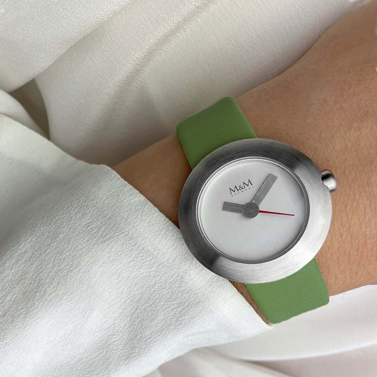 Quarzuhr Armbanduhr Damen Leder Basic-M, (1-tlg), Analoguhr rund mit Ledera günstig online kaufen