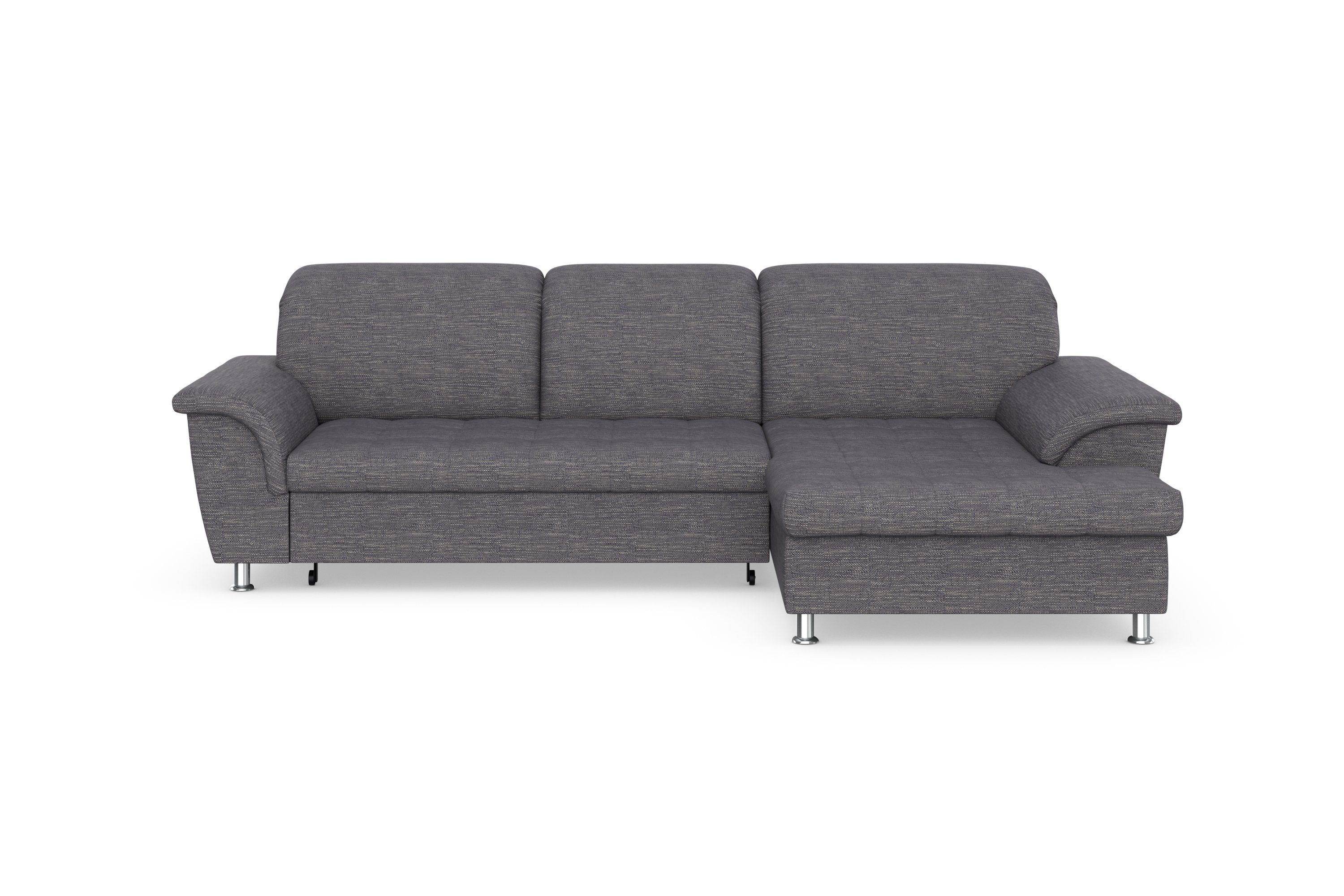 DOMO collection Ecksofa FRANZI 278x170x81 cm, Steppung im Sitzbereich, L-Form, wahlweise mit Bettfunktion, Bettkasten und Kopfteilverstellung – Bild 2 von 5