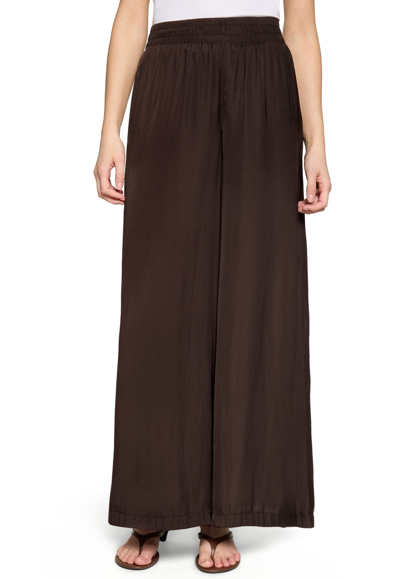 Zero Stoffhose Damen weit Material