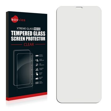 Savvies Panzerglas für Apple iPhone 11, Displayschutzglas, Schutzglas Echtglas 9H Härte klar Anti-Fingerprint