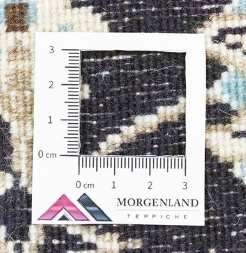 Wollteppich Nain 12la Teppich handgeknüpft blau, morgenland, rechteckig, Höhe: 10 mm