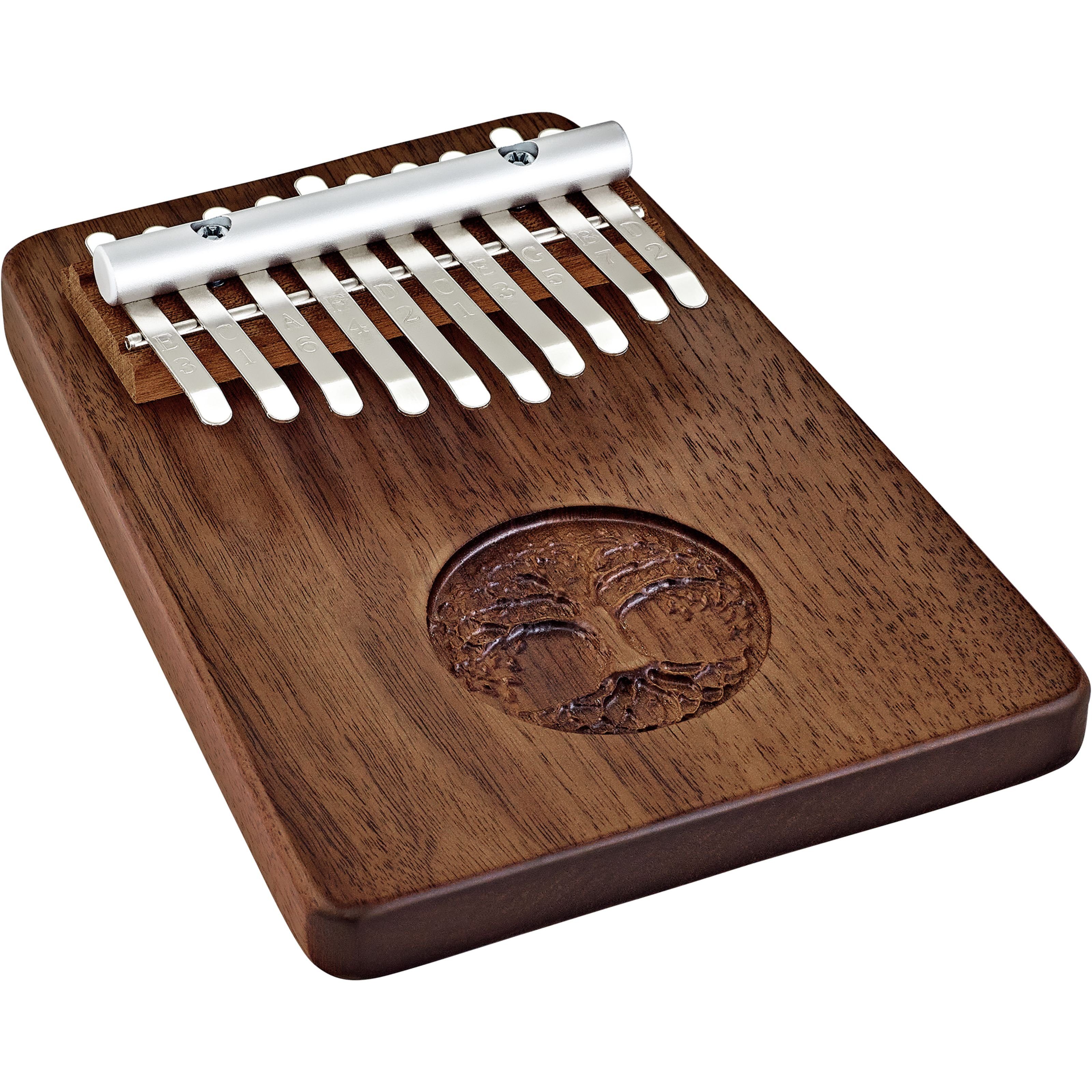 Meinl Percussion Kalimba, Percussion, Kalimbas, KL1001TOL Solid Kalimba Black Walnut - Kalimba