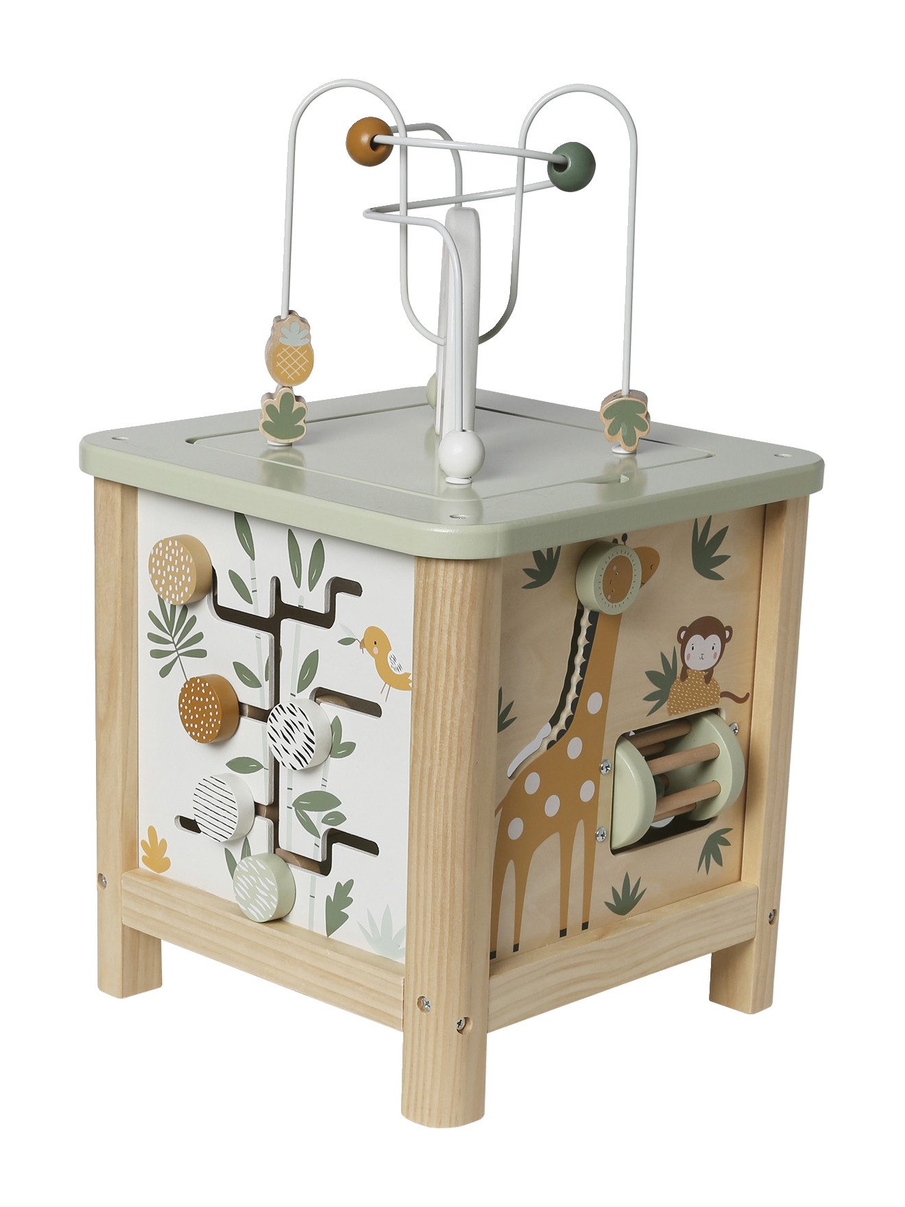 vertbaudet Lernspielzeug Großer Activity-Würfel, Motorikwürfel FSC® günstig online kaufen