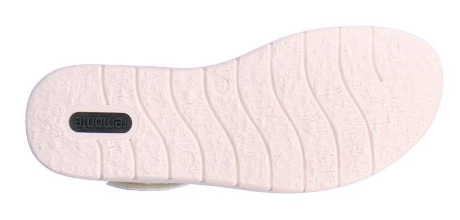 Sandale Klettverschlüssen mit Remonte weiß-kombiniert