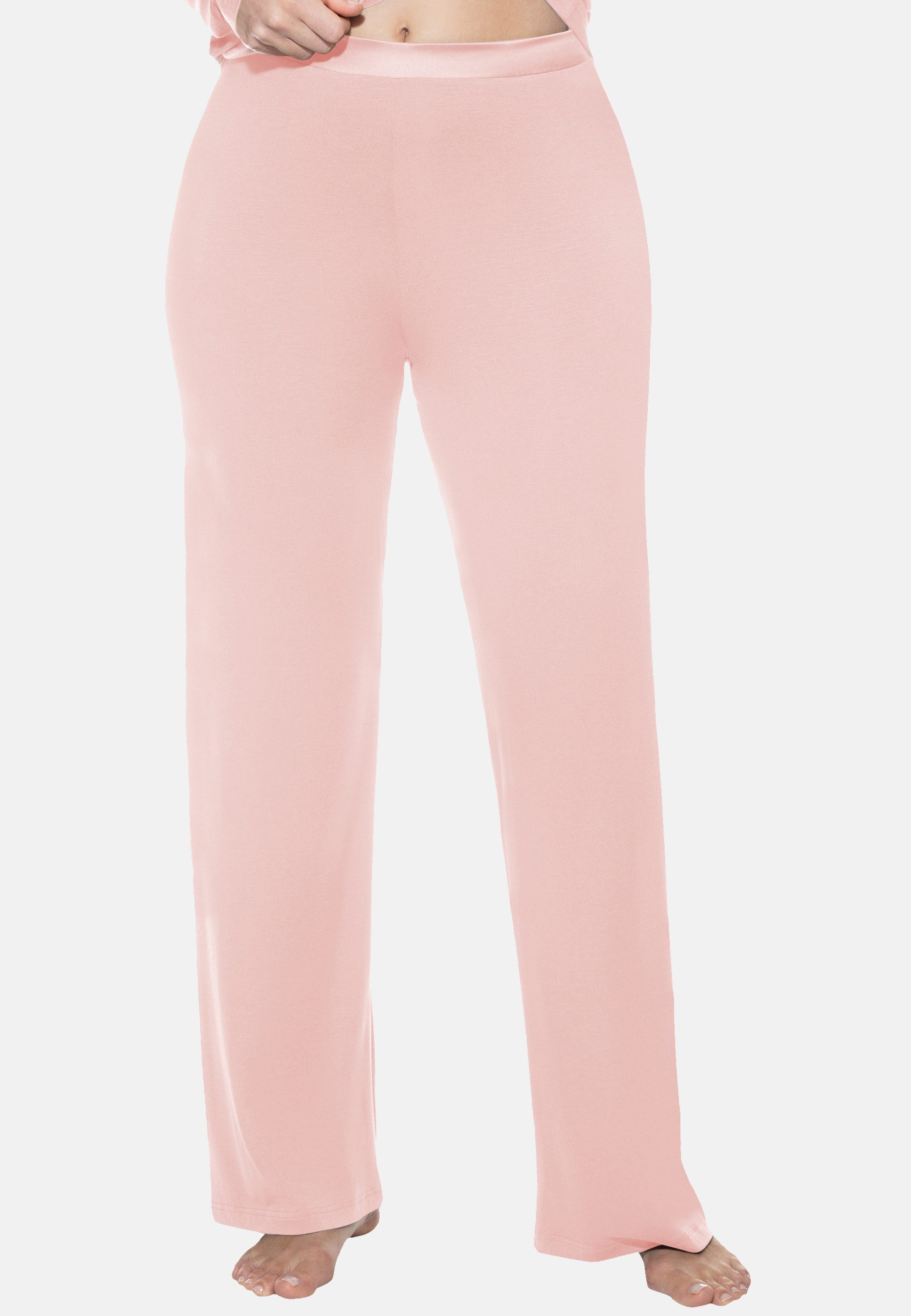 Mey Schlafhose Pure Chic (1-tlg) Schlafanzug Hose - Atmungsaktiv - Mit weichem Satinbund