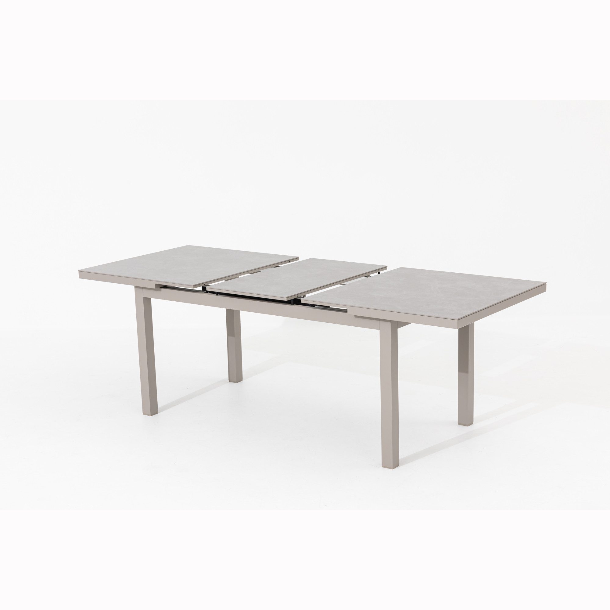 MANDALIKA Garden Gartentisch Ausziehtisch Madri Aluminium / sintered stone 167/217x90x77 cm