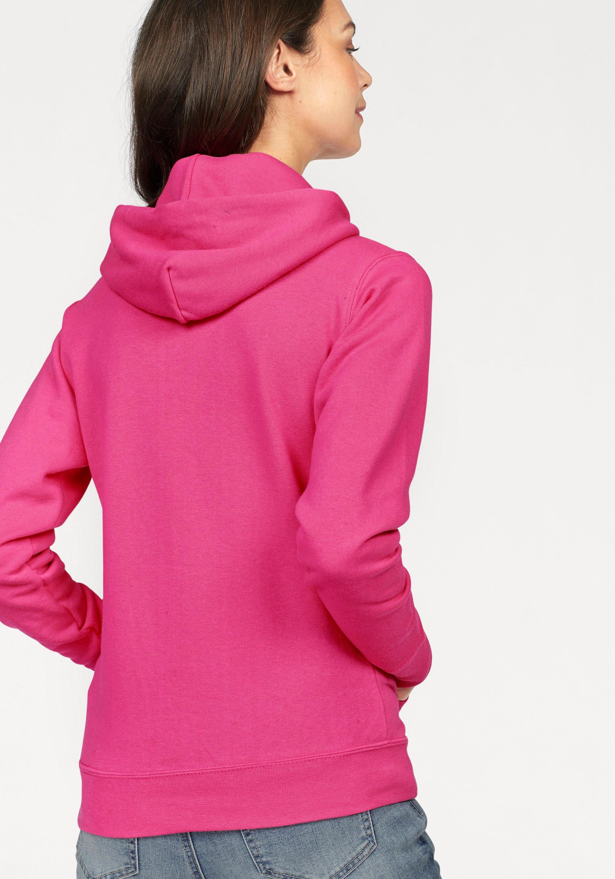 Sweat the Lady-Fit Sweatshirt Classic pink Fruit of hooded Loom