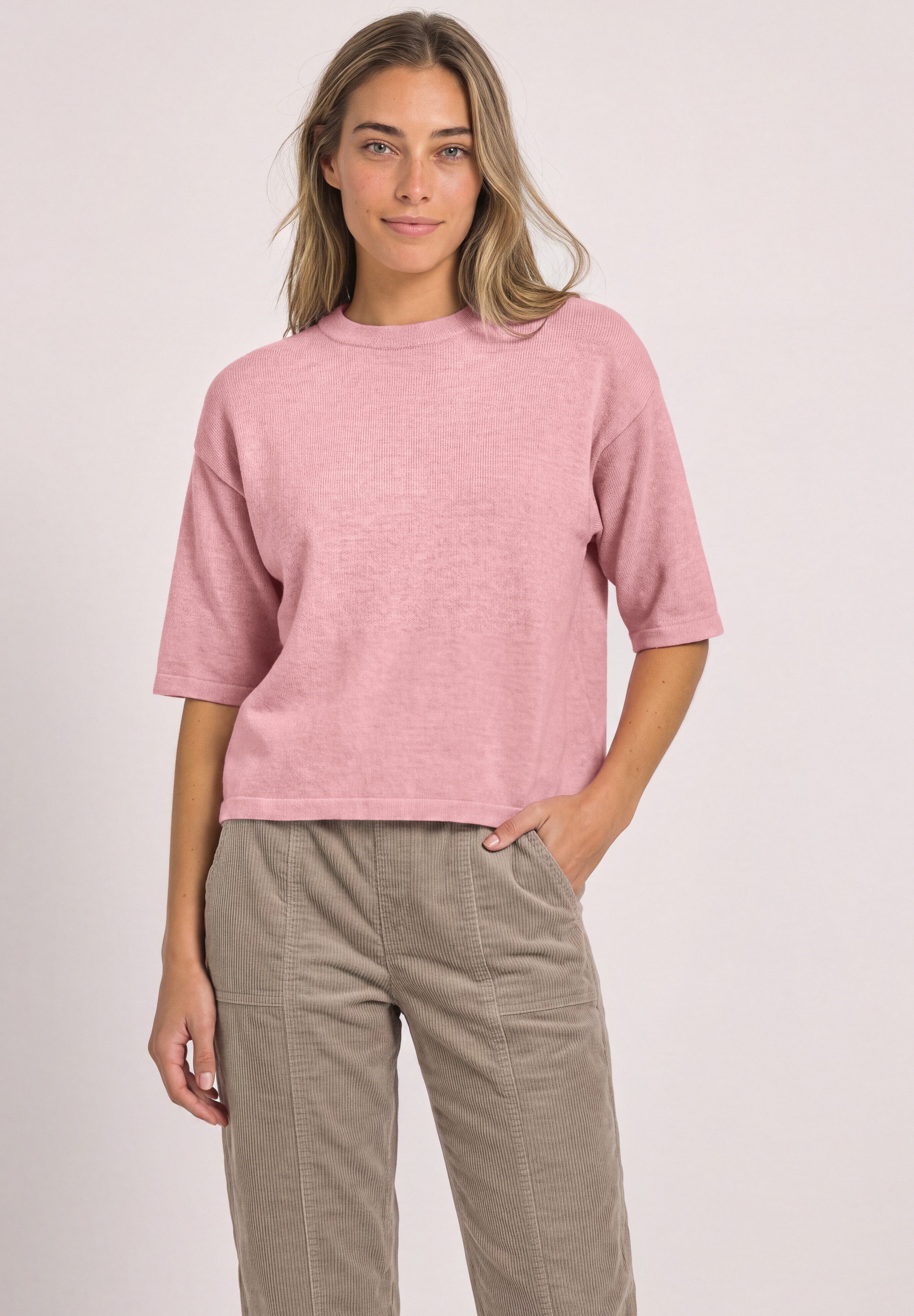 STREET ONE 3/4 Arm-Pullover mit 3/4 Ärmeln