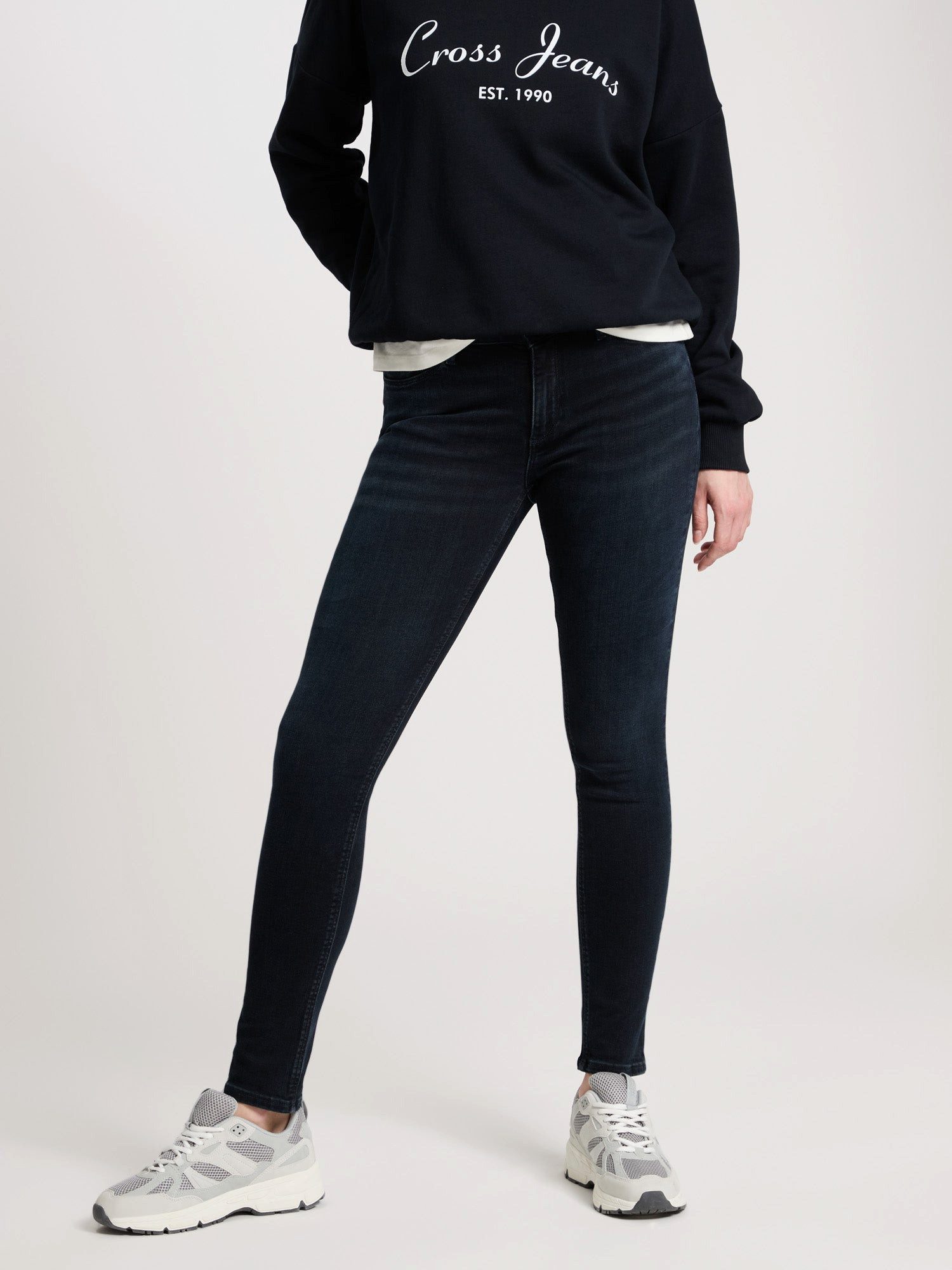 CROSS JEANS® Stretch-Jeans CROSS JEANS ALAN blue black N497-234