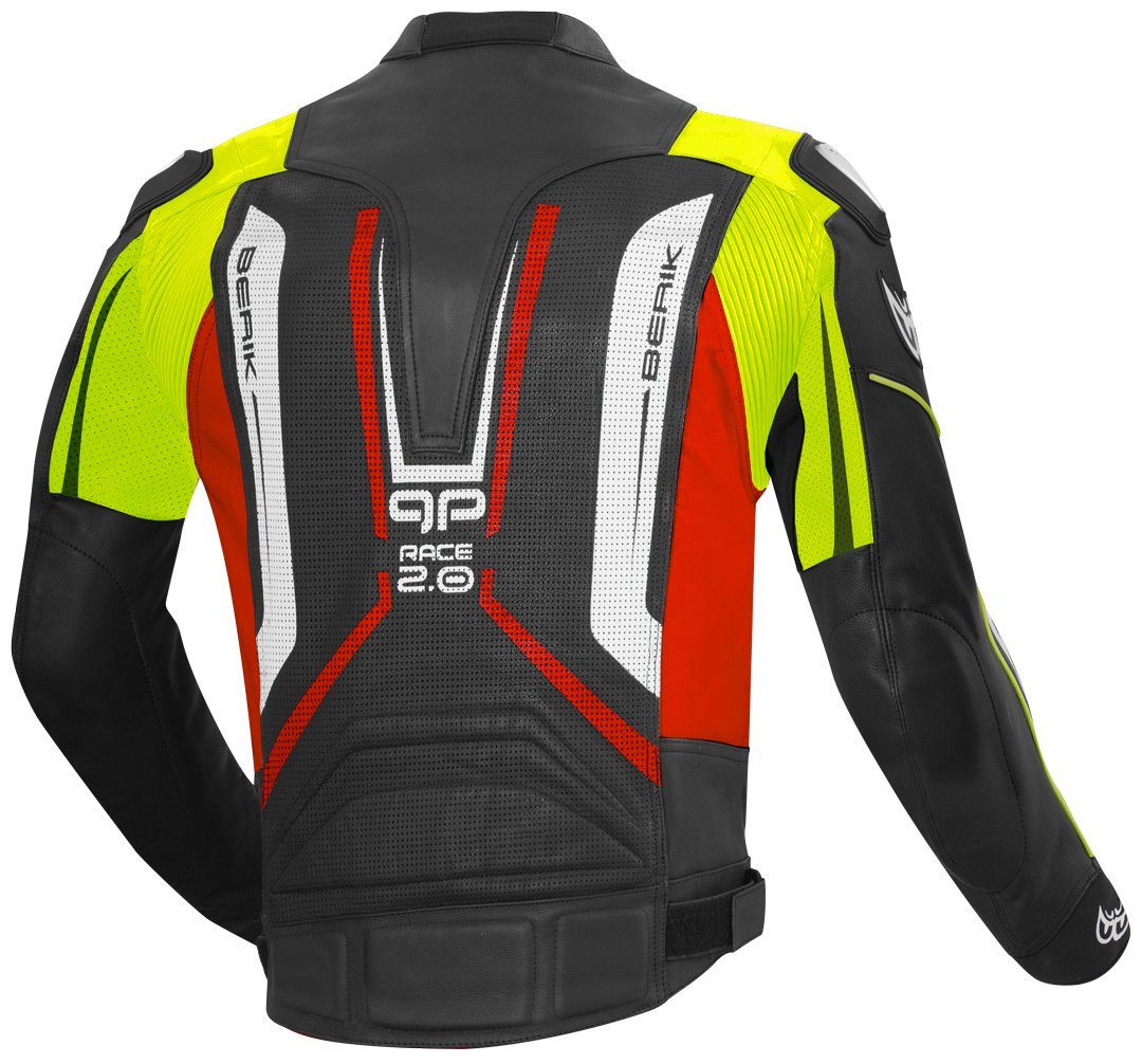 Berik Motorradjacke Street Pro Motorrad Lederjacke perforiert günstig online kaufen