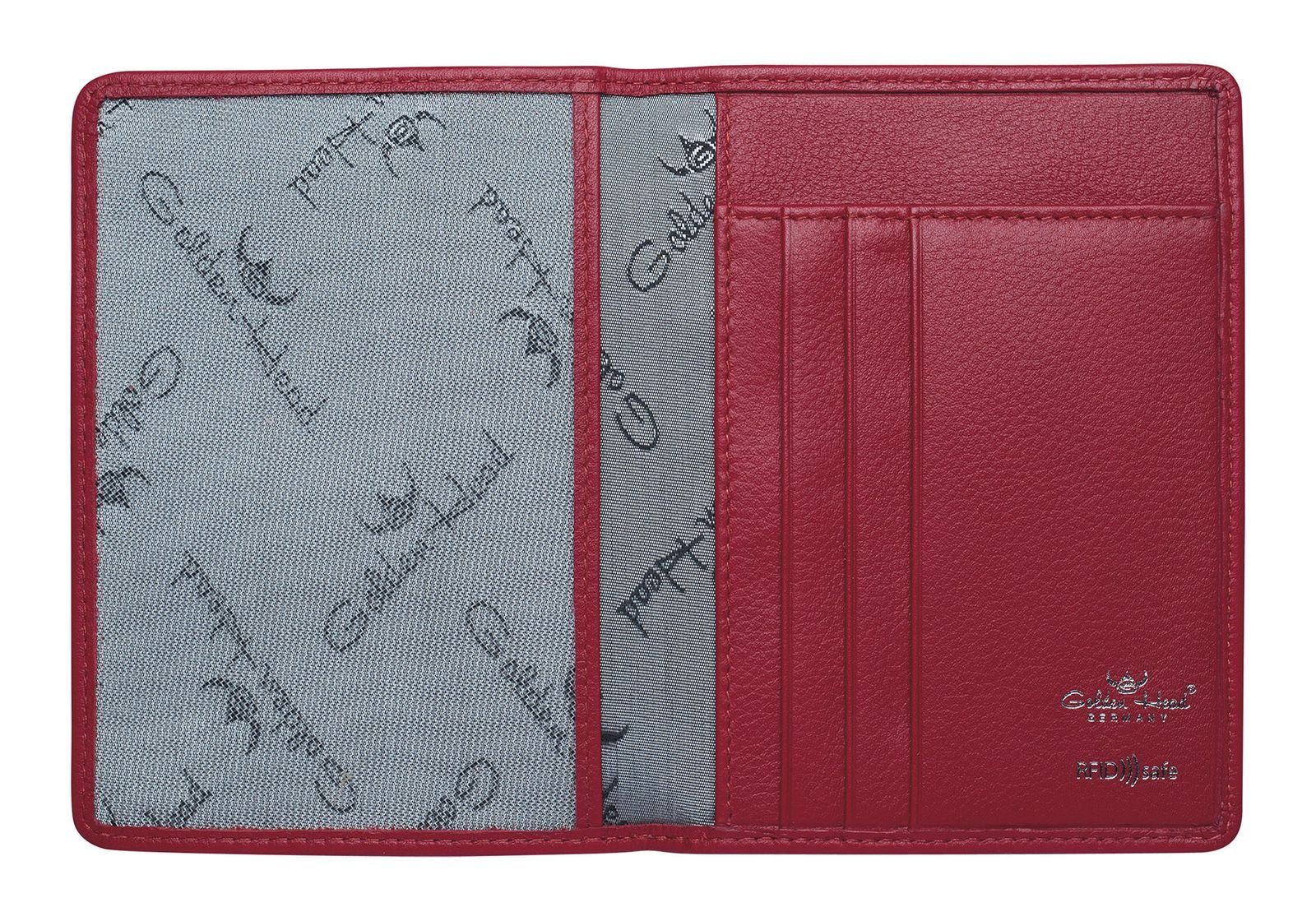 Golden Head Etui ID Case, aus echtem Leder