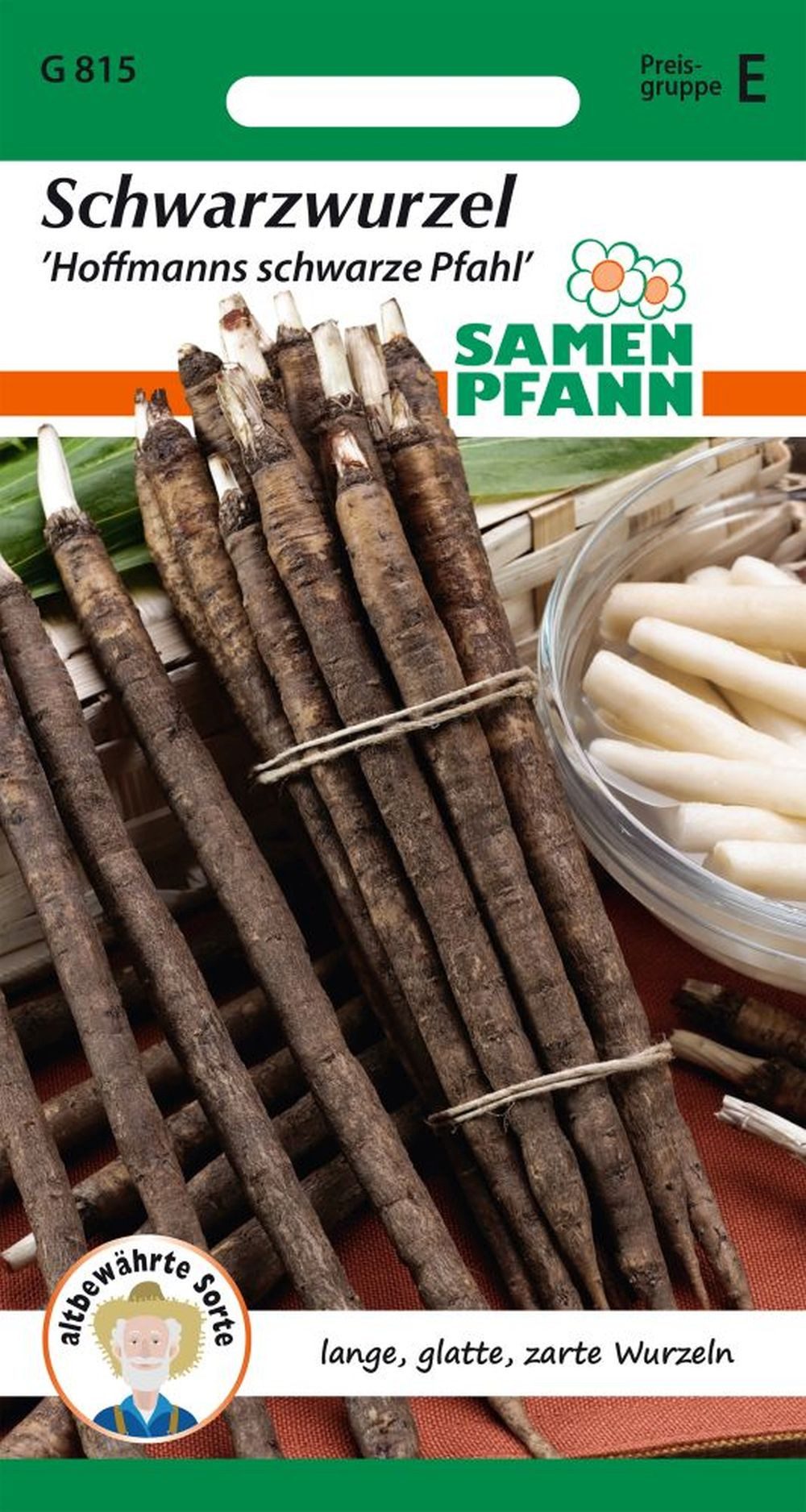SAMEN PFANN Gemüsesamen Schwarzwurzeln, Schwarze Pfahl - Saatgut Samen, Scorzonera hispanica