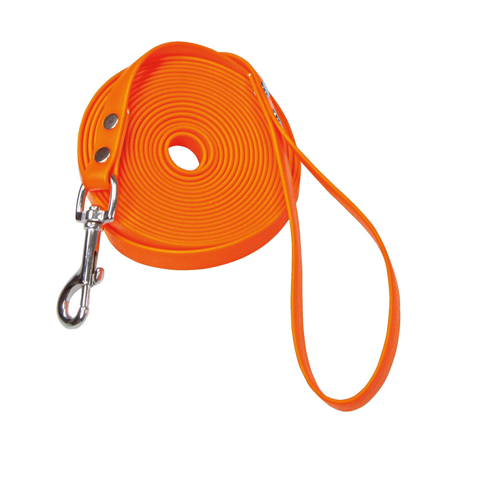 Schecker Schleppleine Biothane Schleppleine mit Handschlaufe 5m/9mm, Biothane (1-tlg), verschieden Größen