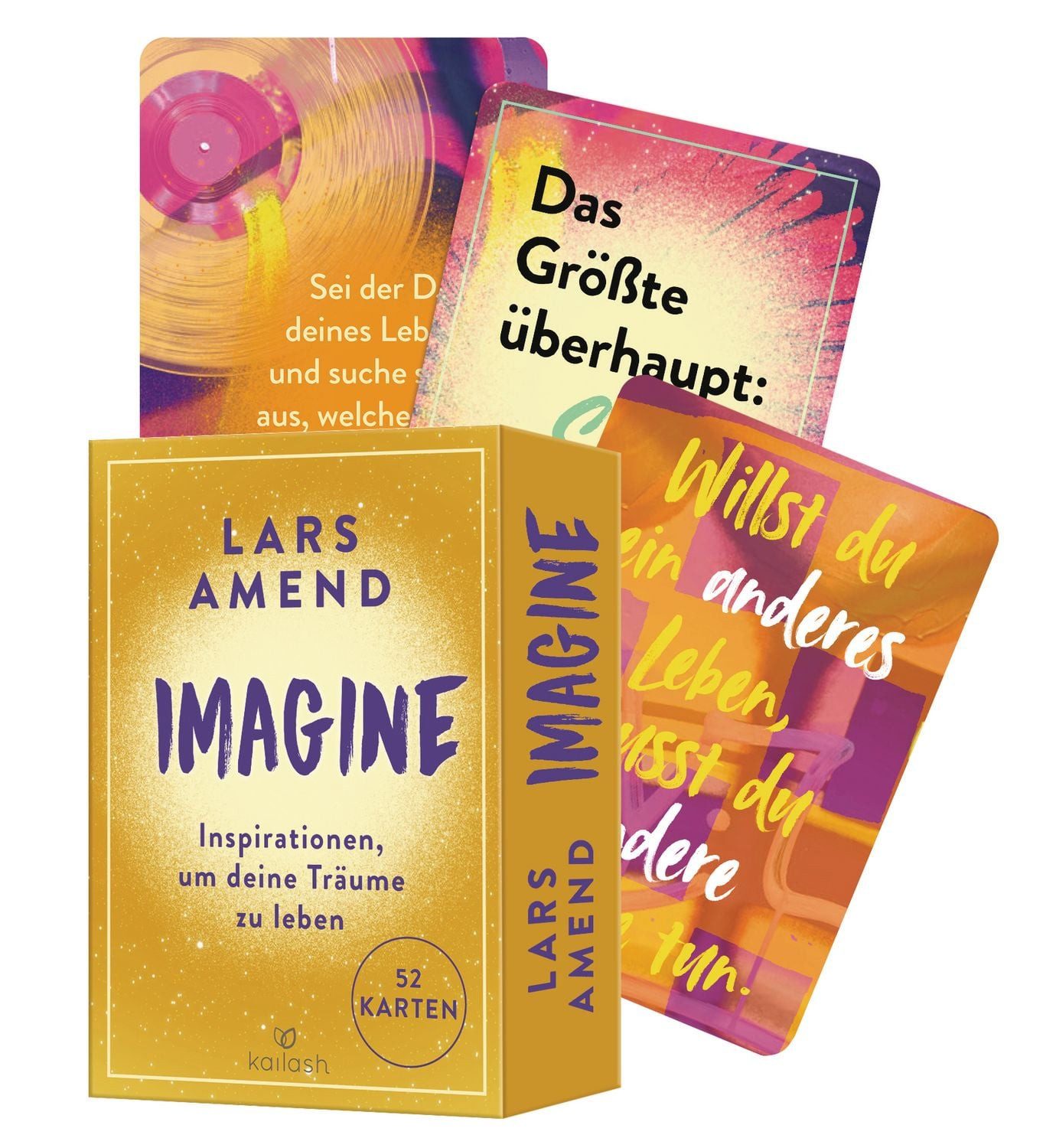 DIY-Buch Imagine Inspirationen, um deine Träume zu leben – 52 Karten Lars Amend