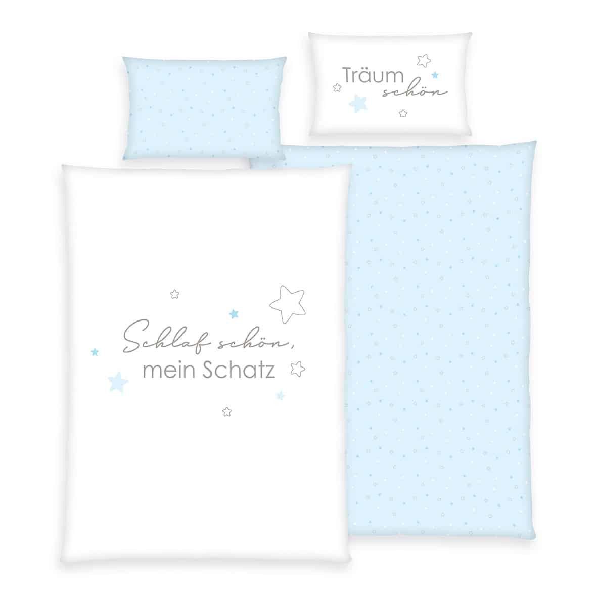 Baby Best Kinderbettwäsche – Kleiner Schatz - 100x135cm + 40x60cm, 100% Baumwolle
