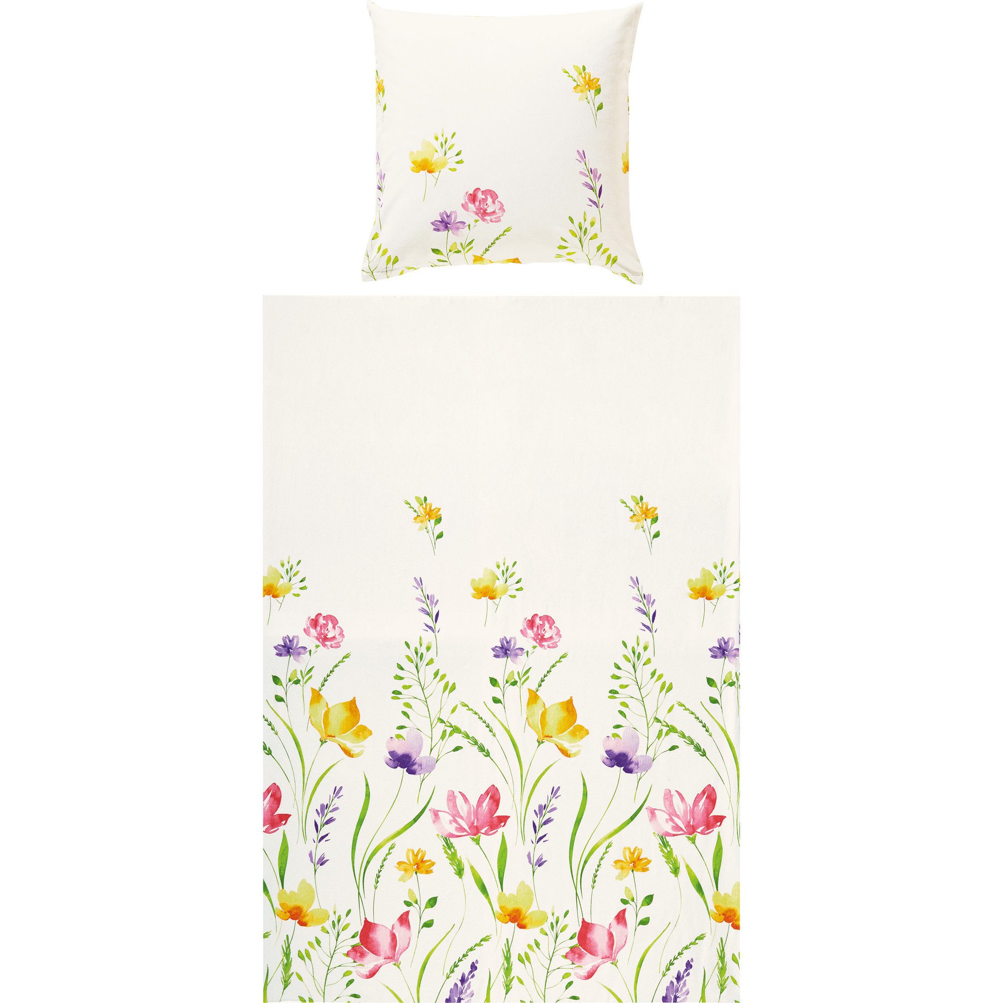 REDBEST Bettwäsche Bettwäsche, Biber, Blumen günstig online kaufen