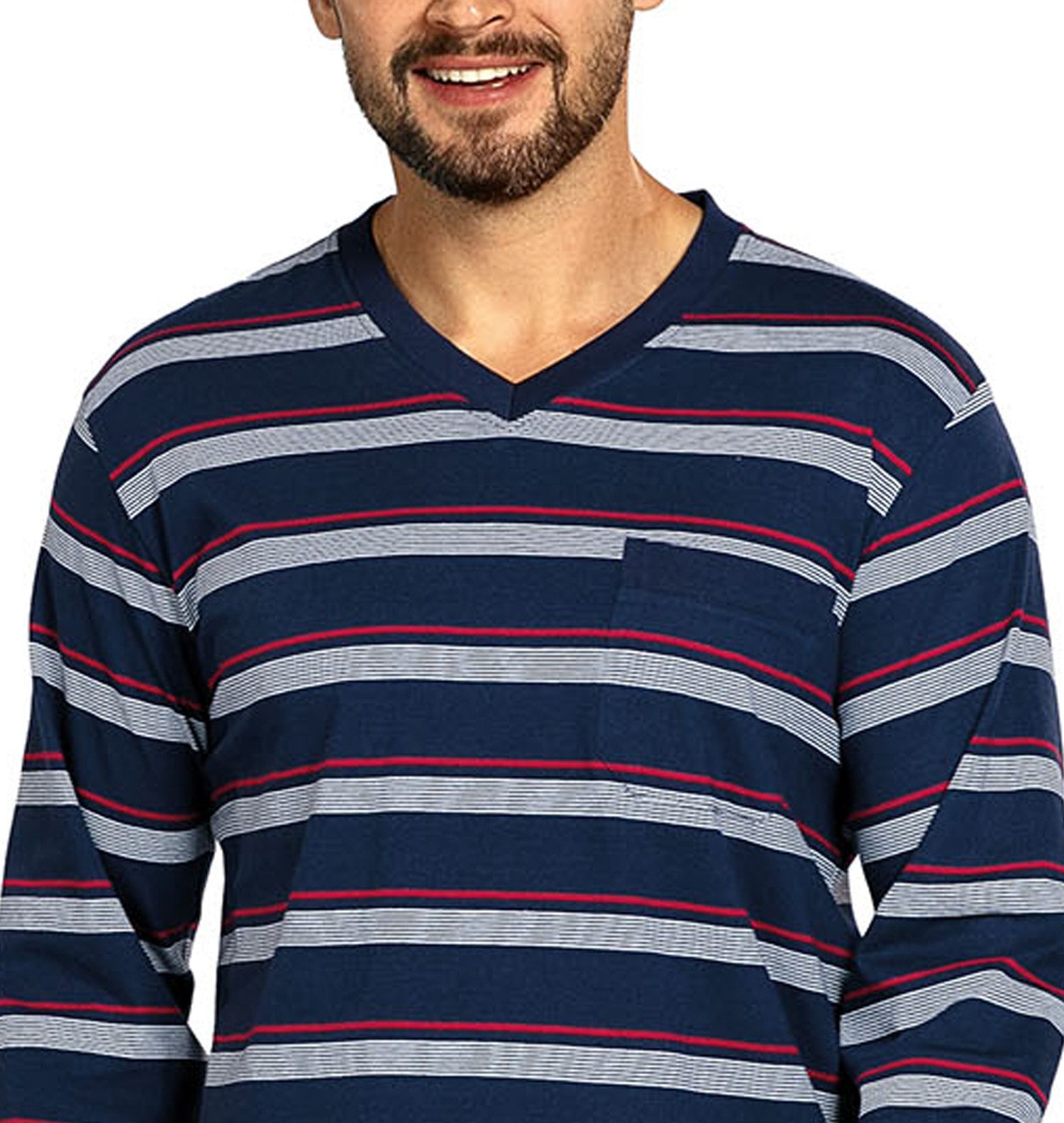 Comte Schlafanzug Gentle Frost (Set, 2 tlg., 2-teilig) Herren Pyjama lang L günstig online kaufen