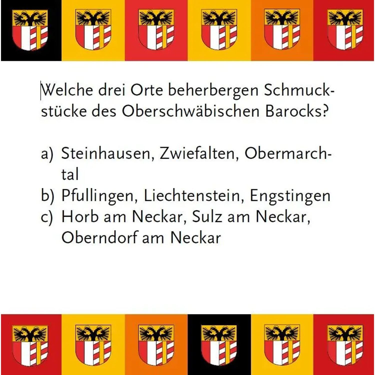 ars vivendi Spiel Schwaben-Quiz (Neuauflage)