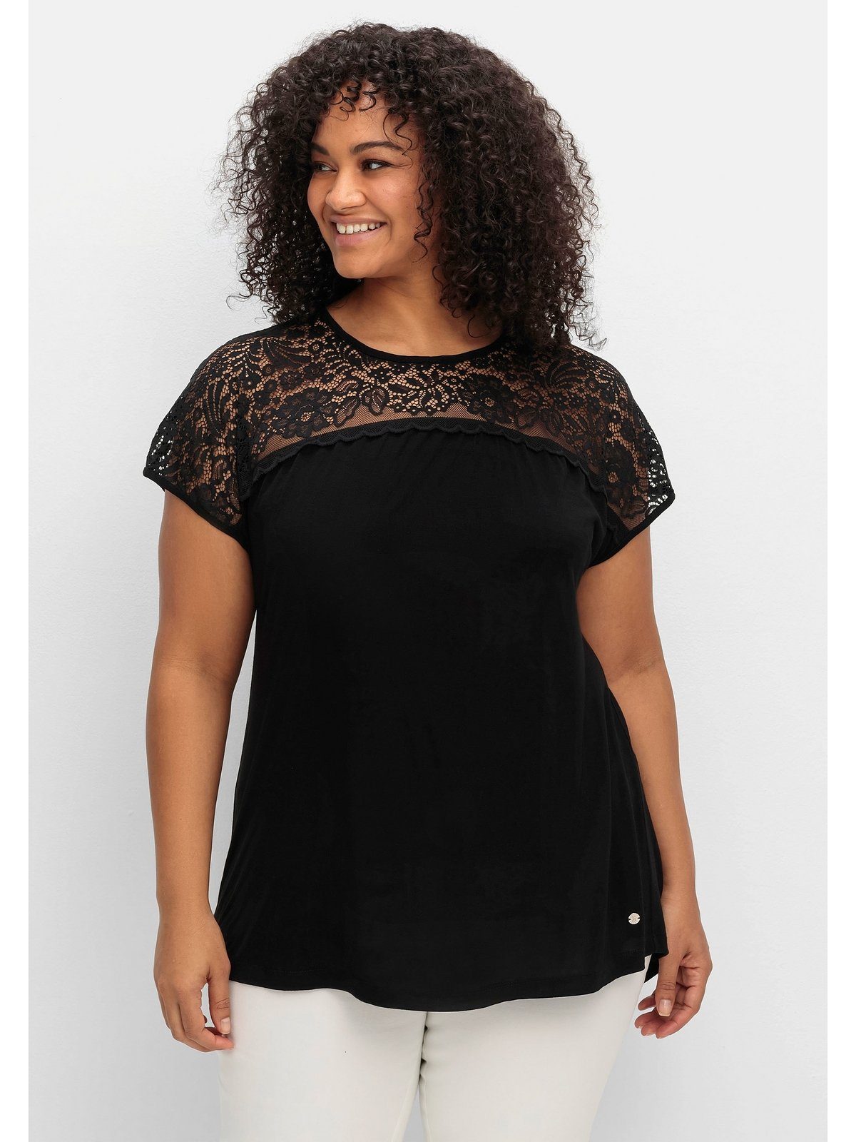 Spitzenshirt Große Größen