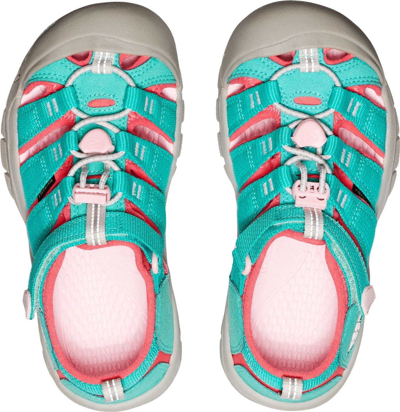 Keen NEWPORT H2 Y-BRIGHT AQUA/GIGGLE PINK BRIGHT AQUA/GIGGLE PINK Outdoorsandale