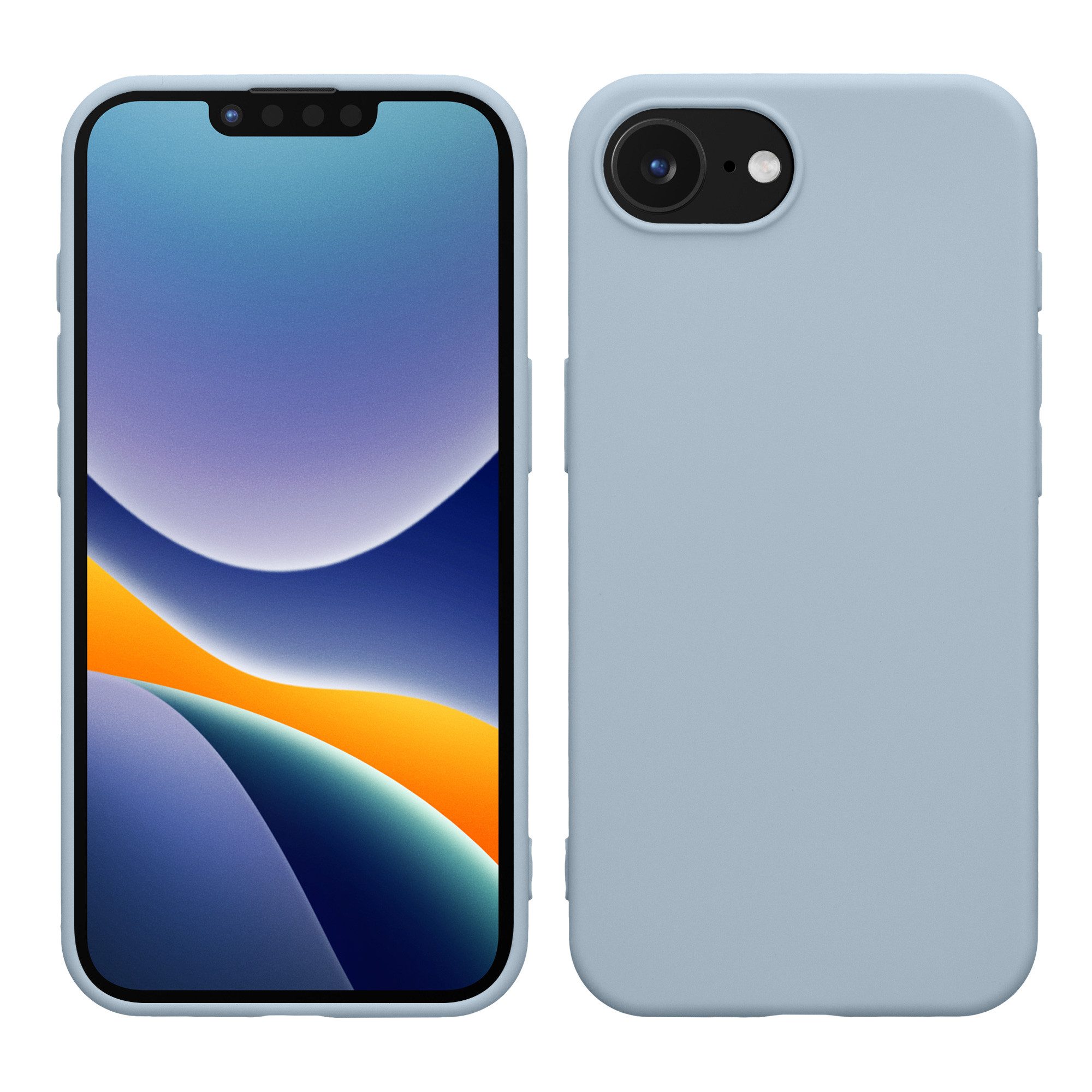 kwmobile Handyhülle Hülle für Apple iPhone 17e / iPhone 16e, Hülle Silikon - Soft Handyhülle - Handy Case Cover