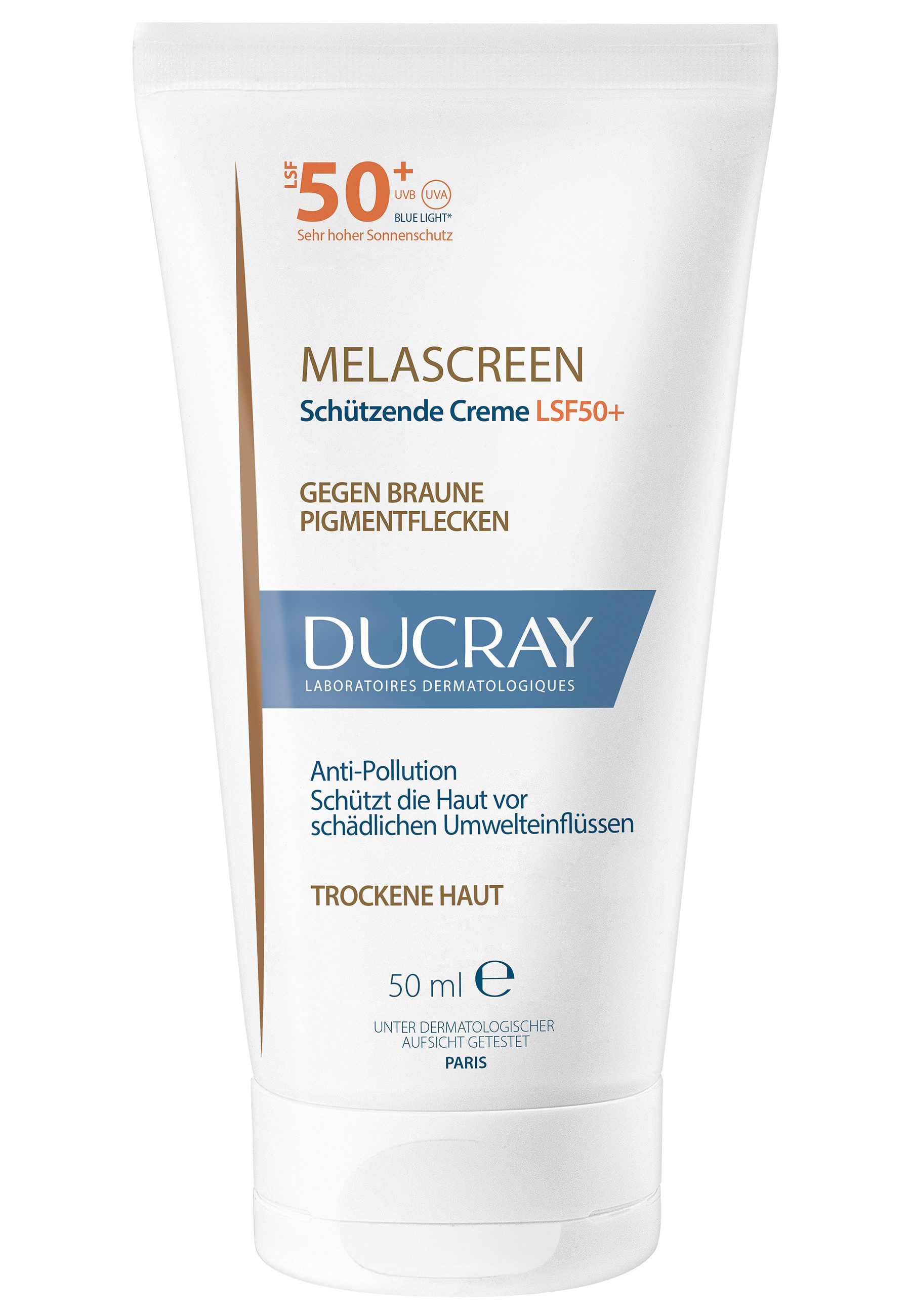 Ducray Gesichtspflege MELASCREEN Creme LSF50+ gegen Pigmentflecken -, 1-tlg.