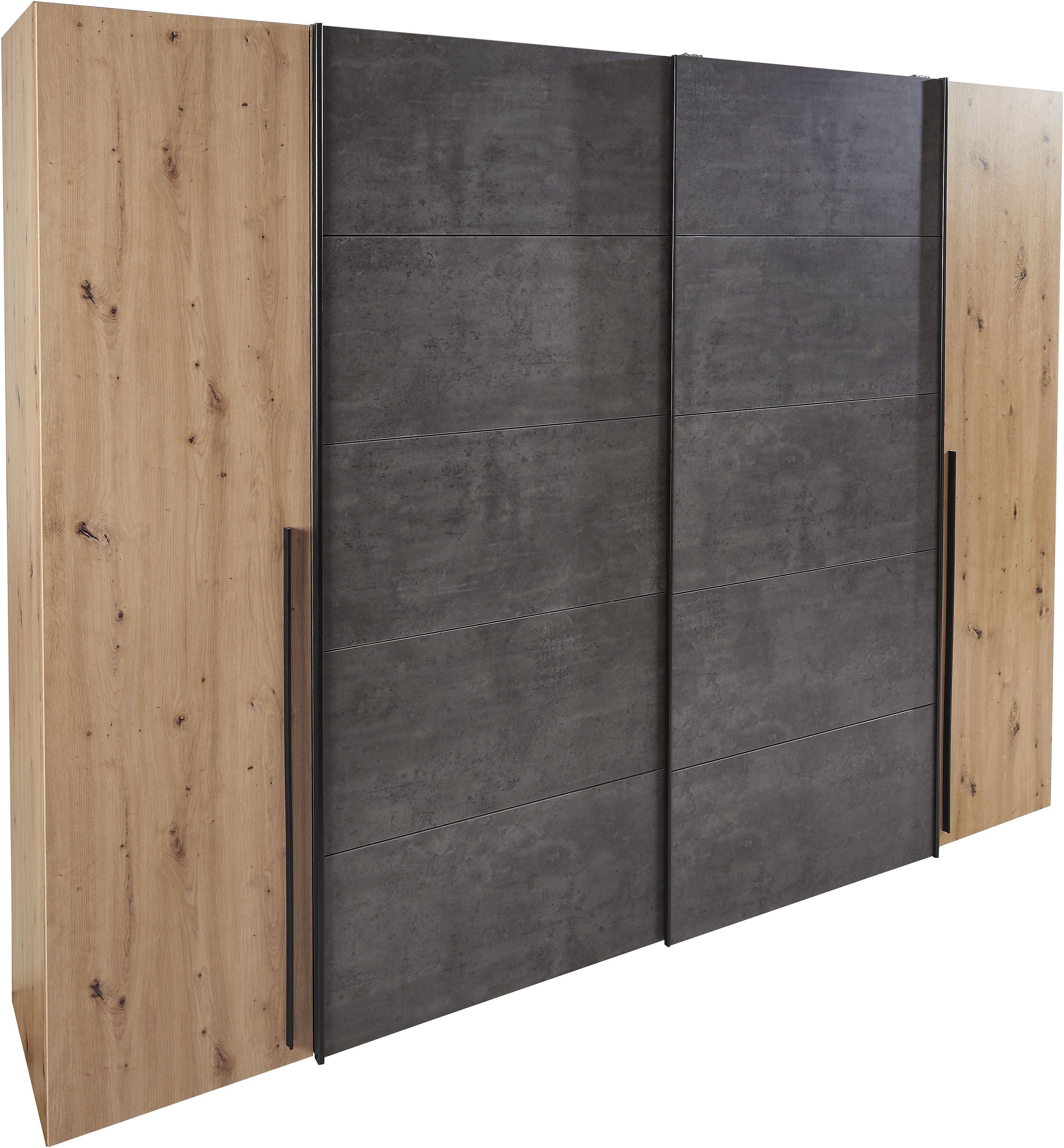 Dreh-/Schwebetürenschrank Narago, OTTOs Choice, TOPSELLER, mittlere Paneele farblich wechselbar