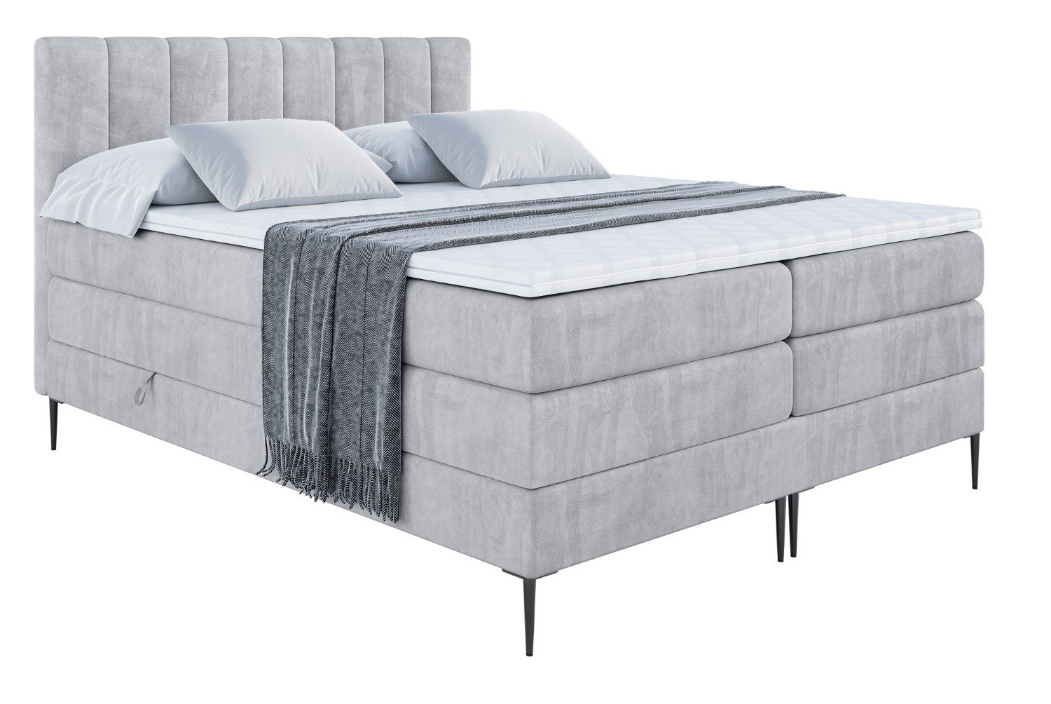 ALTDECOR Boxspringbett OTTA-F KING (Multipocket-Matratze H4, günstig online kaufen