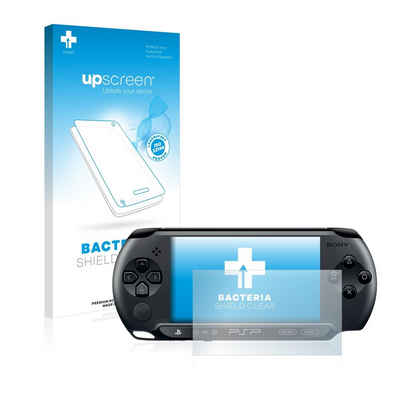 upscreen Schutzfolie für Sony PSP Street E1004, Displayschutzfolie, Folie Premium klar antibakteriell