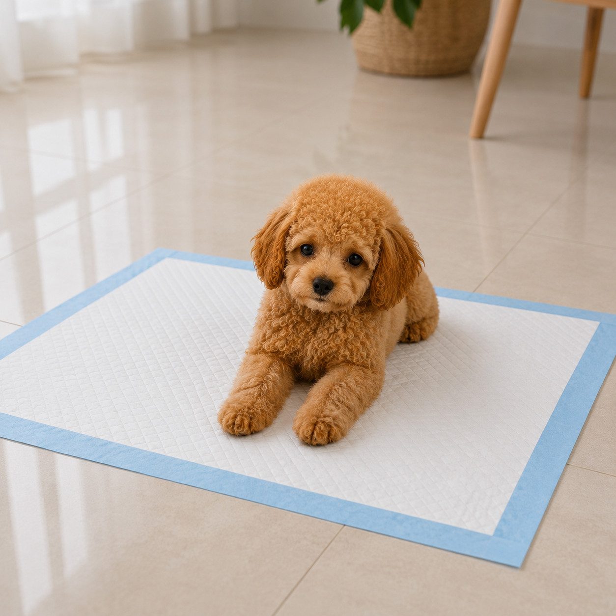 belviona Hundewindel, Welpenunterlage auslaufsicher mit SAP-Saugkern, 60x60 cm, 50 Stk., Trainingsunterlagen Hund, hygienisch & vielseitig einsetzbar