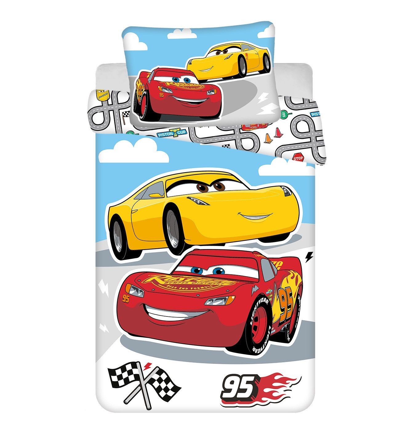 Disney Cars Kinderbettwäsche Design Kuschelige Bettwäsche günstig online kaufen