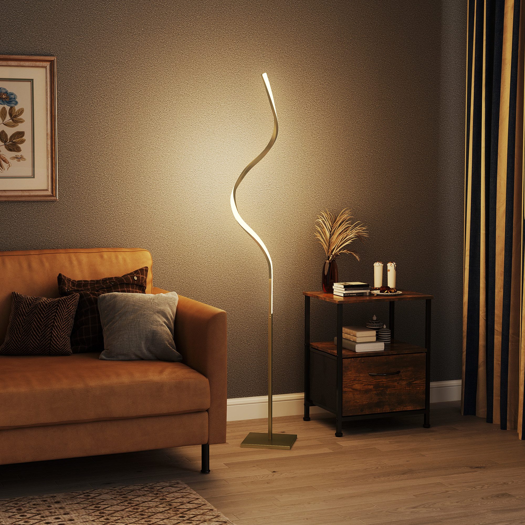 ANTEN LED Stehlampe Stehleuchte mit Fußschalter günstig online kaufen