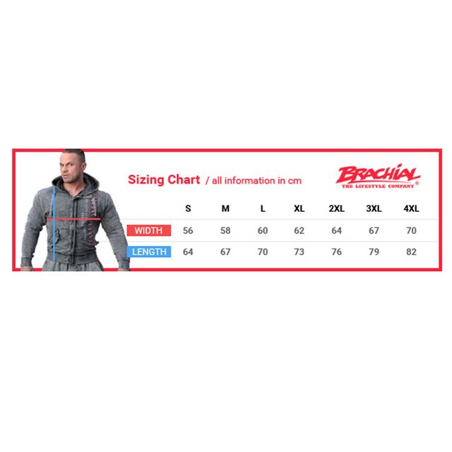 BRACHIAL THE LIFESTYLE COMPANY Kapuzensweatshirt Brachial Hoody "Not Averag günstig online kaufen