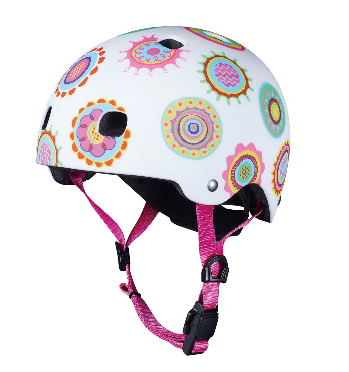 Kinderfahrradhelm micro Helm Doodle Dot