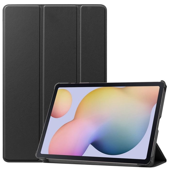 Wigento Tablet-Hülle Premium Smartcover Schwarz Tasche Etuis Hülle für Samsung Galaxy Tab S7 / Tab S 8