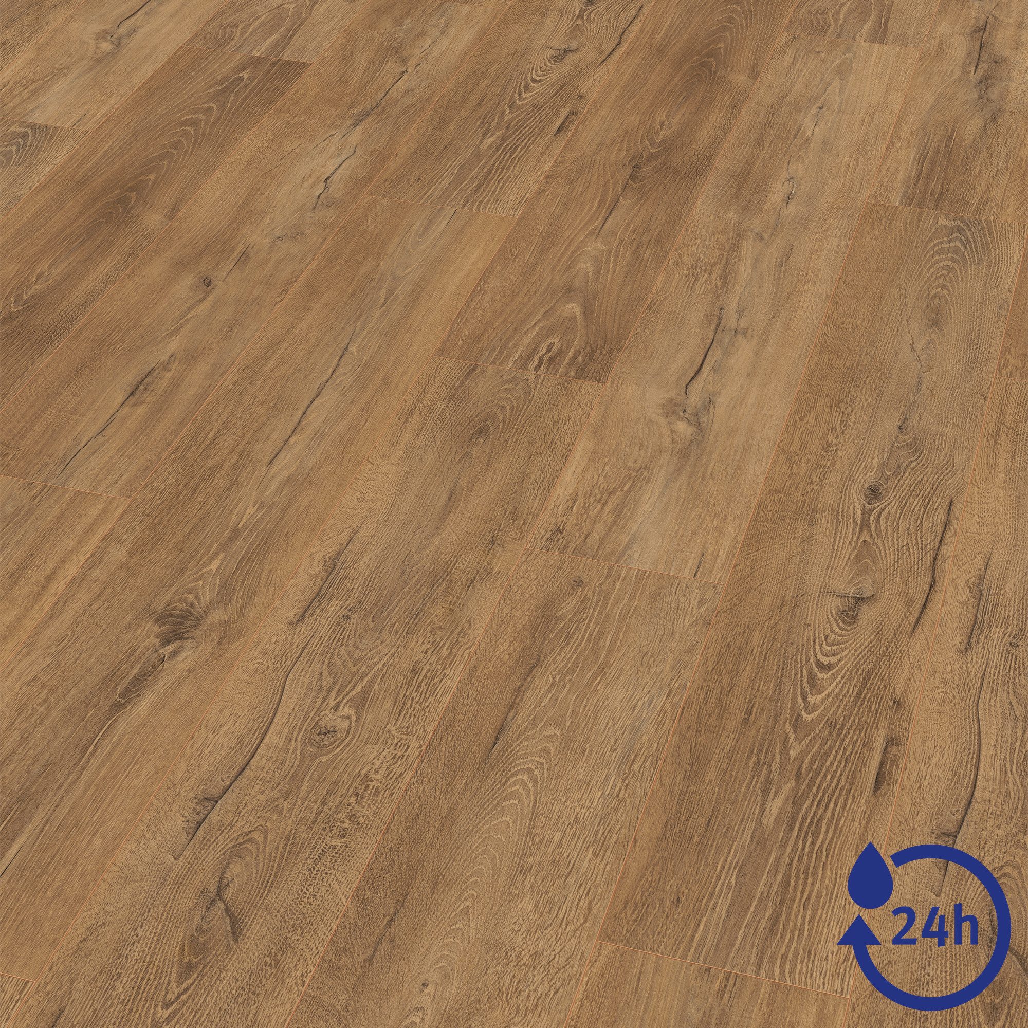 EGGER Laminat NatureSense Aqua EL2418 Melba Eiche braun, (8mm, 1,995m), Was günstig online kaufen