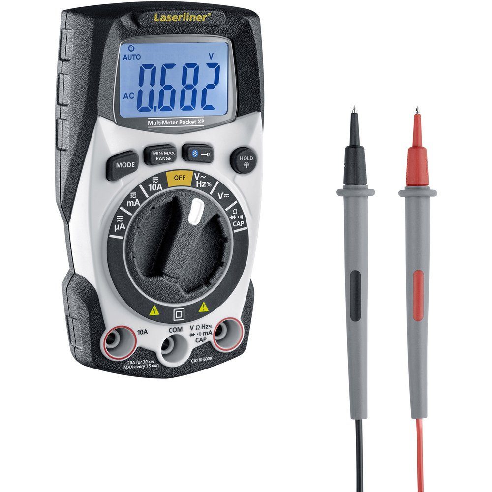 Spannungsprüfer Laserliner Hand-Multimeter digital CAT III 600 V, CAT IV 600 V Anze