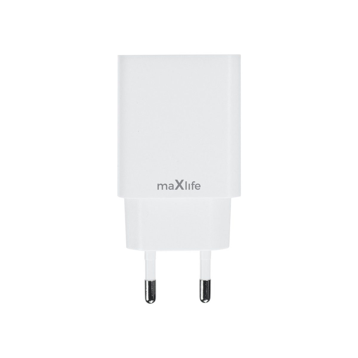 MaXlife Maxlife MXTC-13-20AC PD QC Ladegerät 1x USB-C 1x USB 20W weiß Smartphone-Ladegerät